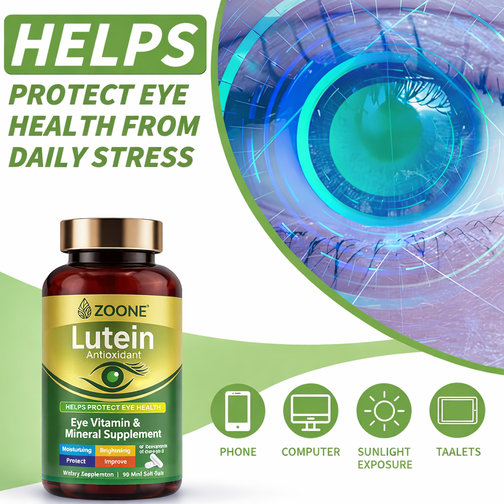 Zooone Lutein and Zeaxanthin Eye Health Vitamin and Mineral Supplement 45 day supply