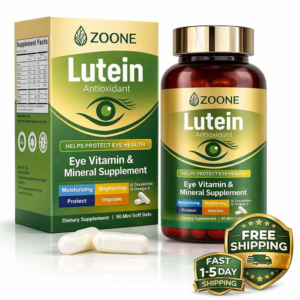 Zooone Lutein and Zeaxanthin Eye Health Vitamin and Mineral Supplement 45 day supply